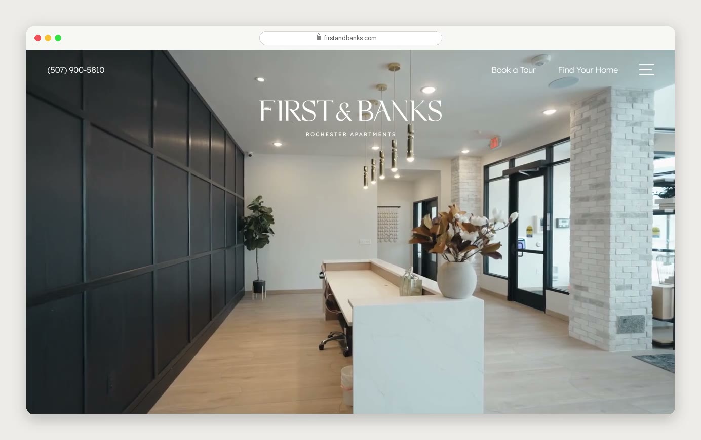 First & Banks — the film in its website placement